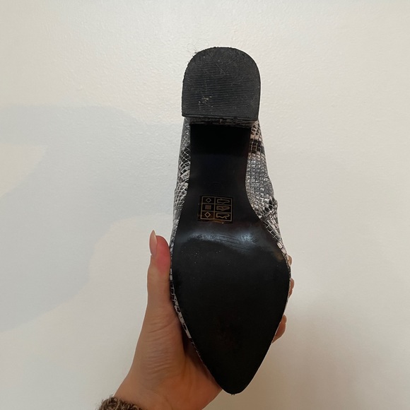 Public Desire Snakeskin Boots - Picture 3 of 4
